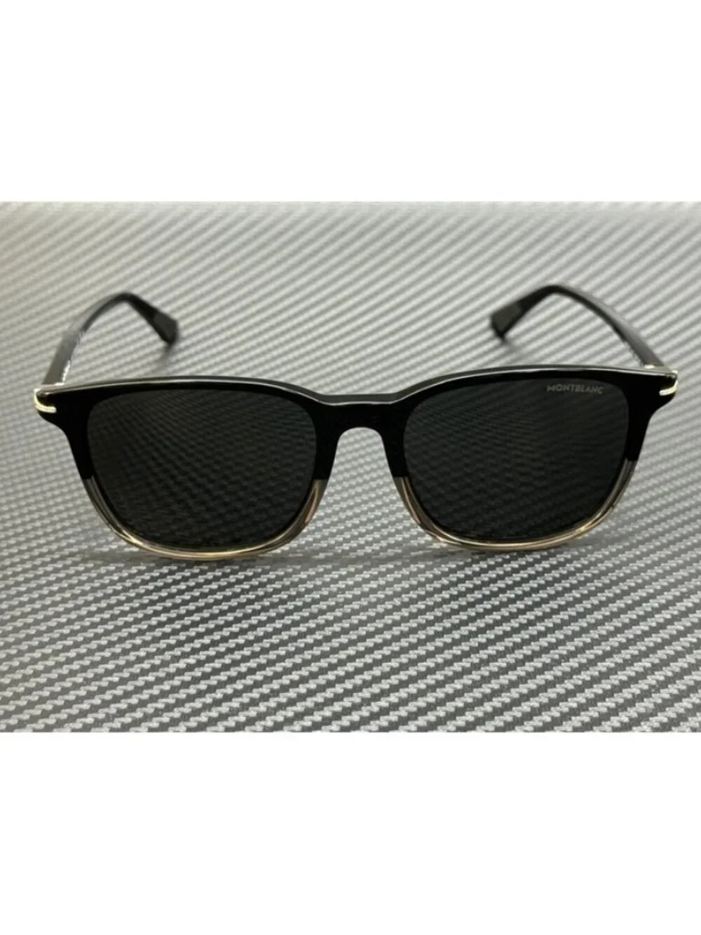 New Montblanc Men Black Sunglasses 52-18-145